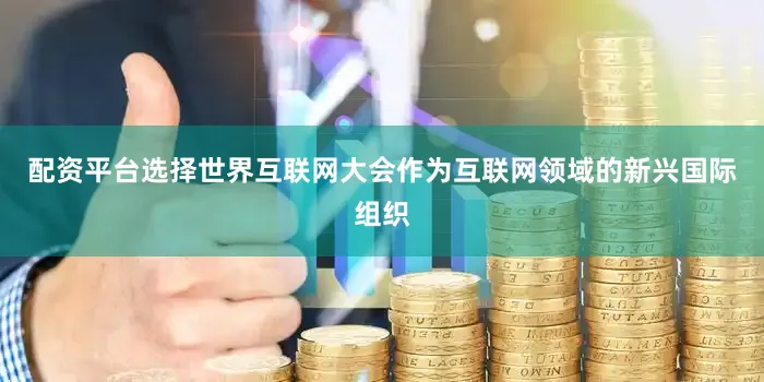 配资平台选择世界互联网大会作为互联网领域的新兴国际组织